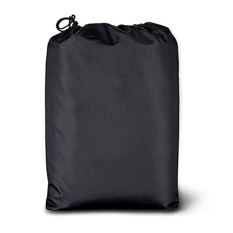 Saculet Textil Multifunctional STELAMOS, din Panza Oxford cu Snur Reglabil si Blocator, Ambalaj Cadou sau Transport Accesorii si Depozitare, 20x15 cm, Negru